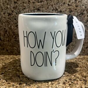 Rae Dunn Friends picture Frame How You Doin’? Mug